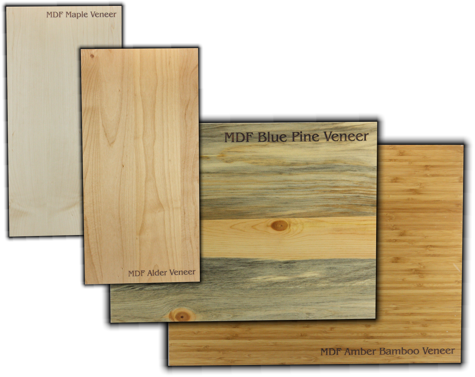 Veneer MDF Core Wood Strip<br/>6" x 16" x<br/>  (5/32" or 1/4") 