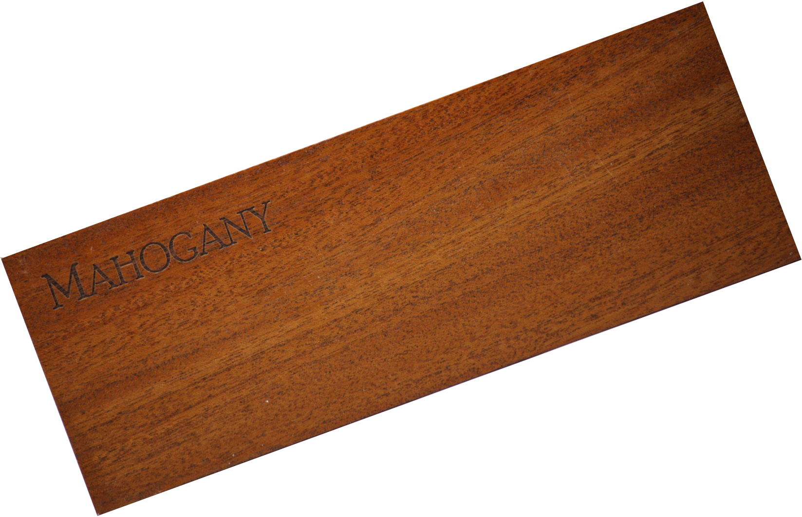 Wood Strip (Mahogany) 12" x 19" x  (1/16", 3/32", 1/8", 3/16" or 1/4") 